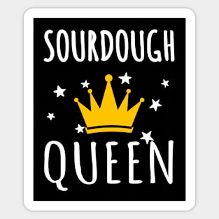 Cute Sourdough Queen For Women Girls Sticker